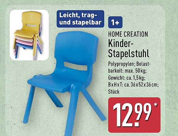 HOME CREATION Kinder-Stapelstuhl