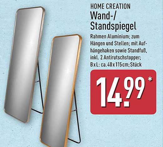HOME CREATION Wand-/Standspiegel