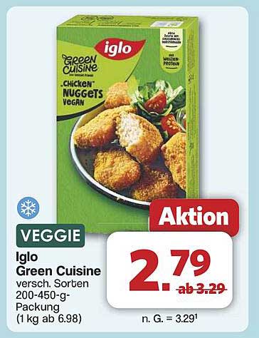 Iglo Green Cuisine Vegane Chicken Nuggets