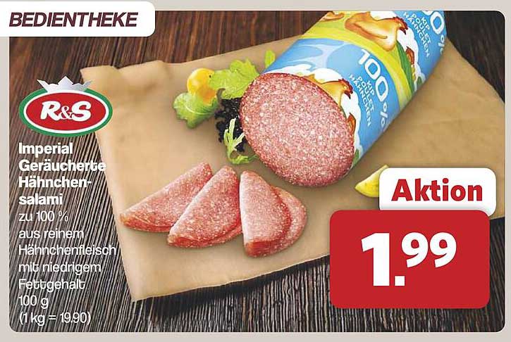 Imperial Geräucherte Hähnchen-Salami