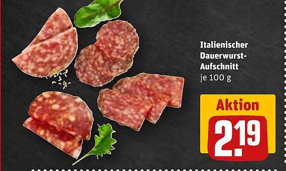 Italienischer Dauerwurst-Aufschnitt je 100 g