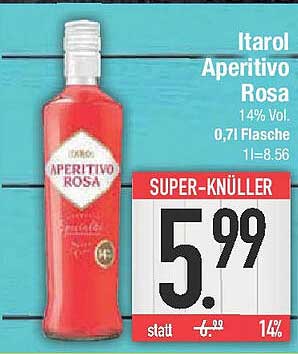 Itarol Aperitivo Rosa 0,7L - Super-Knüller für genussvolle Momente