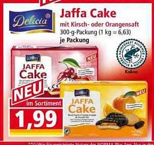 Jaffa Cake mit Kirsch- oder Orangensaft - 300-g-Packung