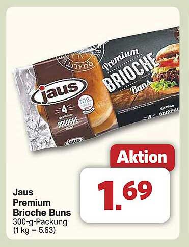 Jaus Premium Brioche Buns
