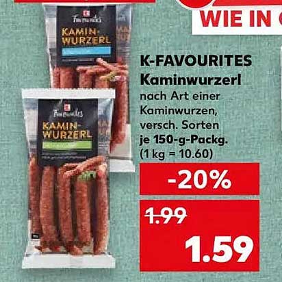 K-Favourites Kaminwurzeln 150-g-Packung - Aktionspreis!
