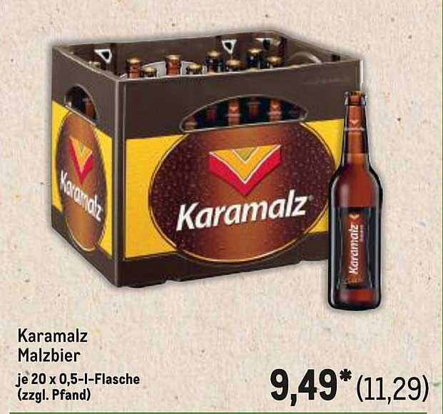 Karamalz Malzbier - 20 x 0,5 l-Flasche