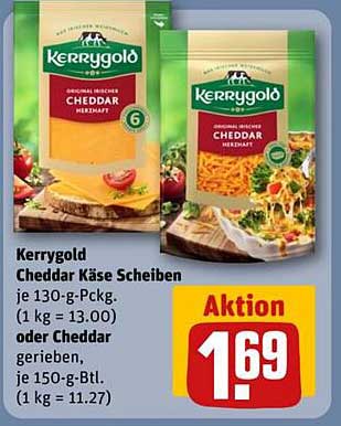 Kerrygold Cheddar Käse Scheiben