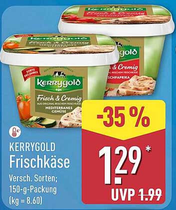 Kerrygold Frischkäse - Frisch & Cremig, Verschiedene Sorten, 150-g-Packung
