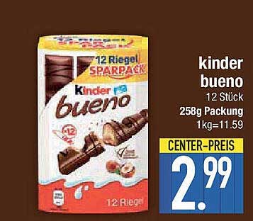 Kinder Bueno 12 Stück Sparpack
