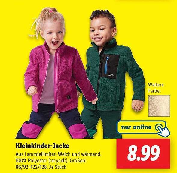 Kleinkinder-Jacke