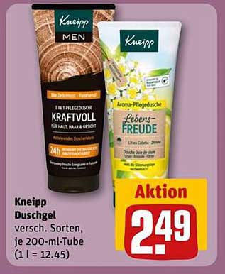 Kneipp Duschgel - Verschiedene Sorten, je 200-ml-Tube