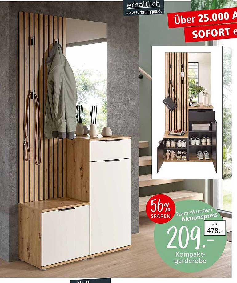 Kompaktgarderobe - Aktionspreis von 209,- €