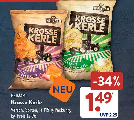 Krosse Kerle - Verschiedene Sorten 115-g-Packung