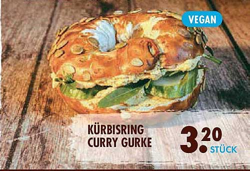 Kürbisring Curry Gurke