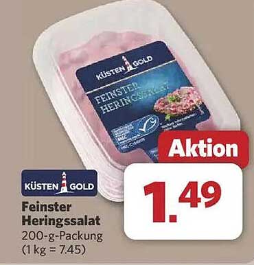 KÜSTEN GOLD Feiner Heringssalat 200-g-Packung
