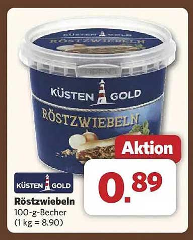KÜSTEN GOLD Röstwiebeln 100-g-Becher
