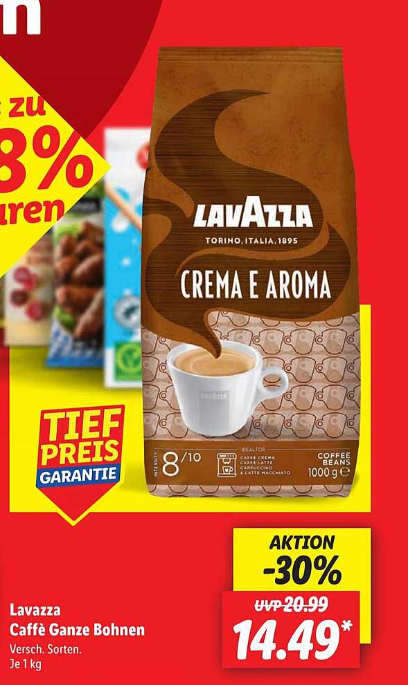 Lavazza Caffè Ganze Bohnen - Crema e Aroma