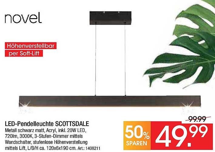 LED-Pendelleuchte SCOTTSDALE