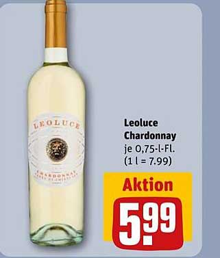 Leoluce Chardonnay 0,75 l für nur 5,99 €