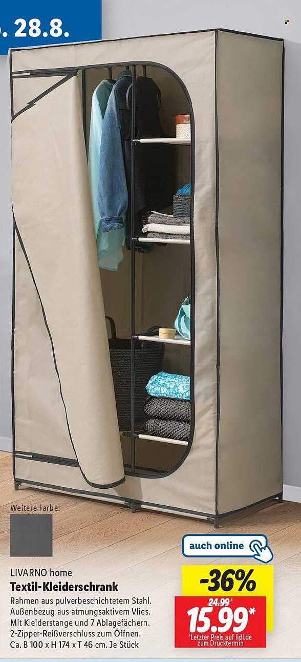 LIVARNO home Textil-Kleiderschrank