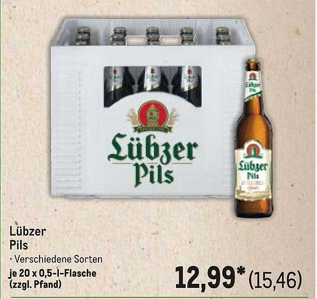 Lübzer Pils - Verschiedene Sorten