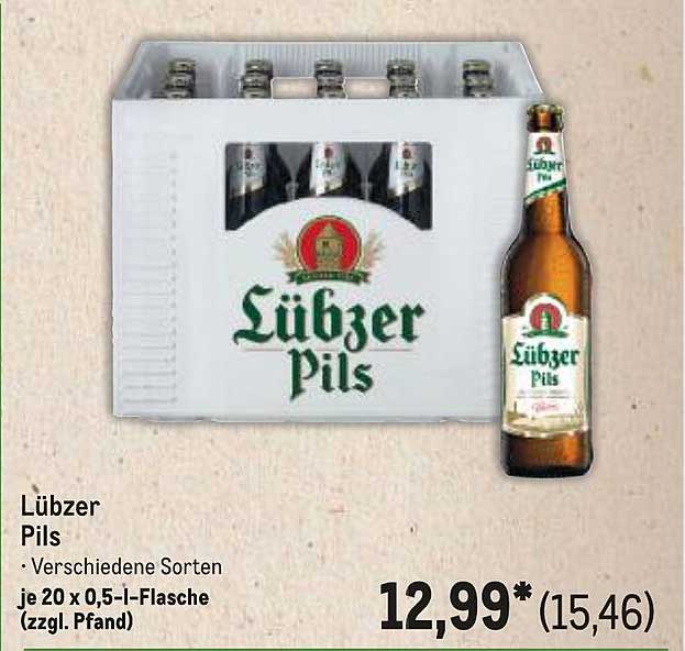 Lübzer Pils - Verschiedene Sorten