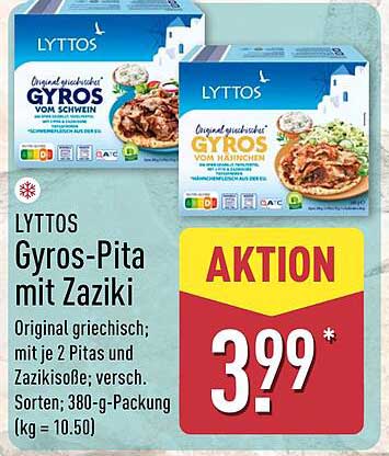 LYTTOS Gyros-Pita mit Zaziki