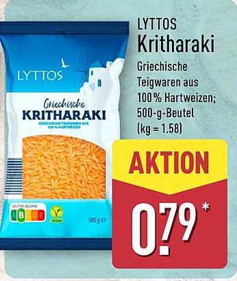 LYTTOS Kritharaki – Griechische Teigwaren aus 100 % Hartweizen