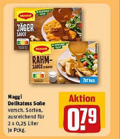 Maggi Delikatess Soße - versch. Sorten