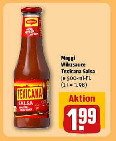 Maggi Würzsauce Texicana Salsa 500-ml-Fl.