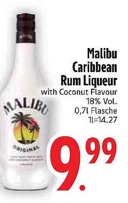 Malibu Caribbean Rum Liqueur 0,71l