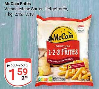 McCain Frites verschiedene Sorten, tiefgefroren