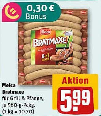 Meica Bratmaxe für Grill & Pfanne, je 560-g-Pckg.