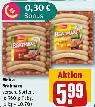 Meica Bratmaxe – Verschiedene Sorten, 560 g Packung