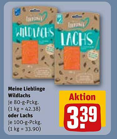 Meine Lieblinge Wildlachs 80-g-Packung oder Lachs 100-g-Packung