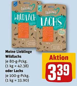 Meine Lieblinge Wildlachs oder Lachs - Aktionspreis!