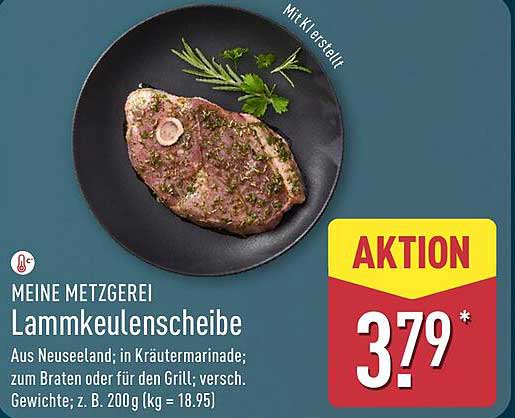 MEINE METZGERIE Lammkeulenscheibe