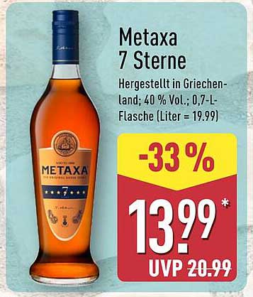 Metaxa 7 Sterne – Griechischer Premiumlikör