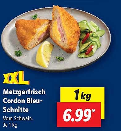 Metzgerfrisch Cordon Bleu-Schnitte 1 kg