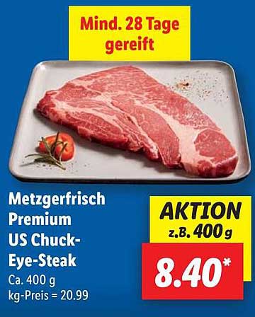Metzgerfrisch Premium US Chuck-Eye-Steak