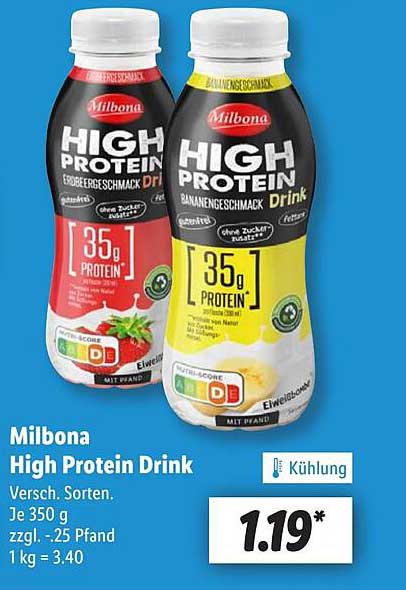 Milbona High Protein Drink