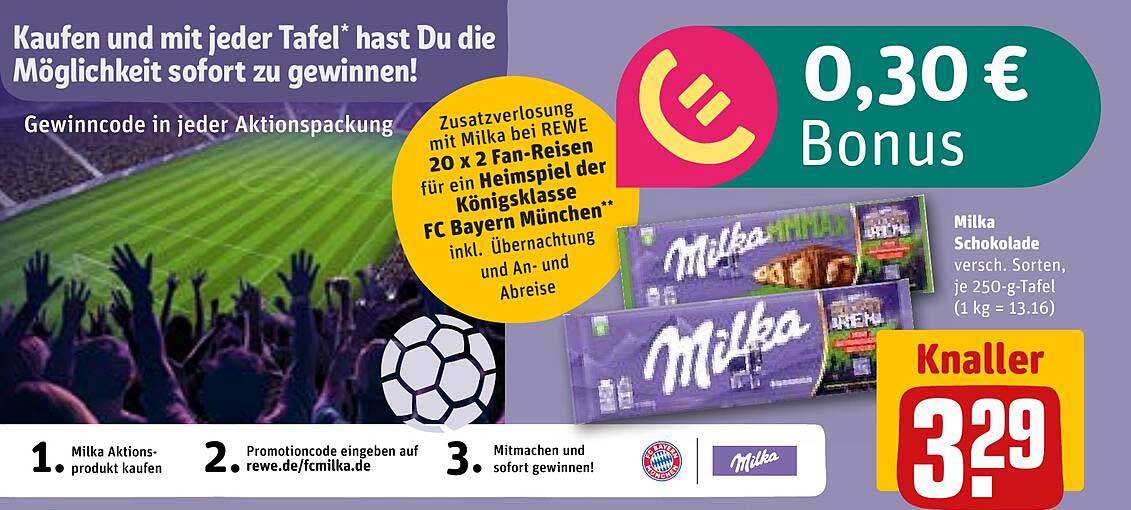 Milka Schokolade verschiedene Sorten, je 250-g-Tafel