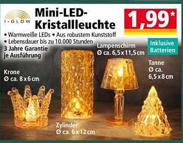 Mini-LED-Kristallleuchte