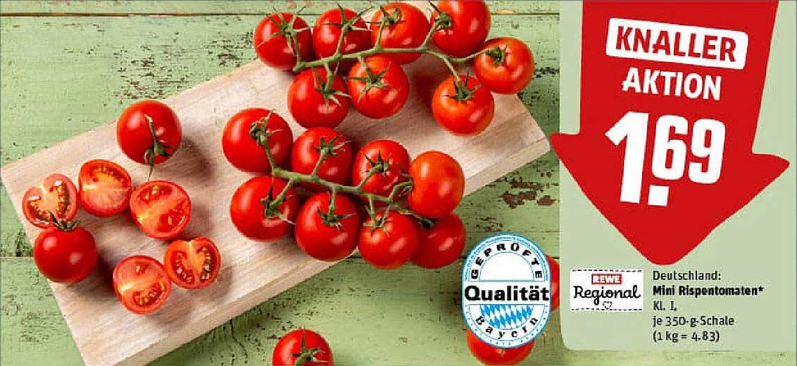Mini Rispetomaten - Regionale Frische zu einem unschlagbaren Preis