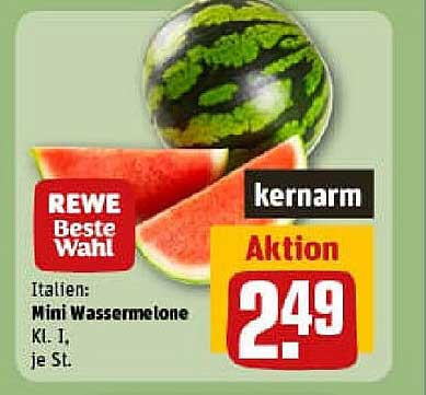 Mini Wassermelone Kl. 1, je St.
