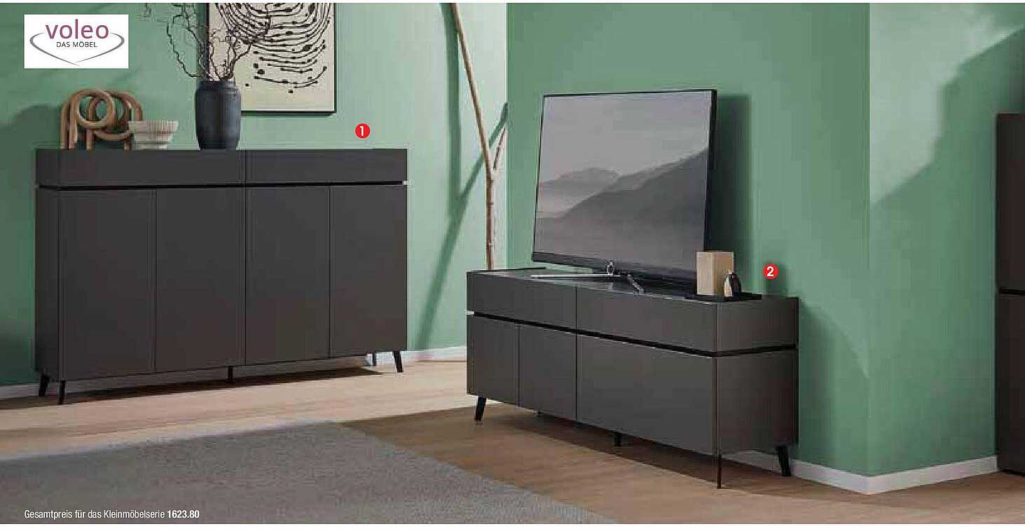 Modernes TV-Lowboard - Voleo Möbel