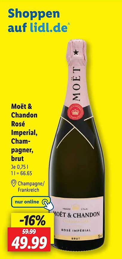 Moët & Chandon Rosé Imperial, Champagner, brut