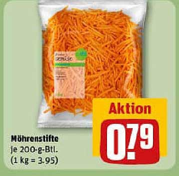 Möhrenstifte je 200-g-Btl.