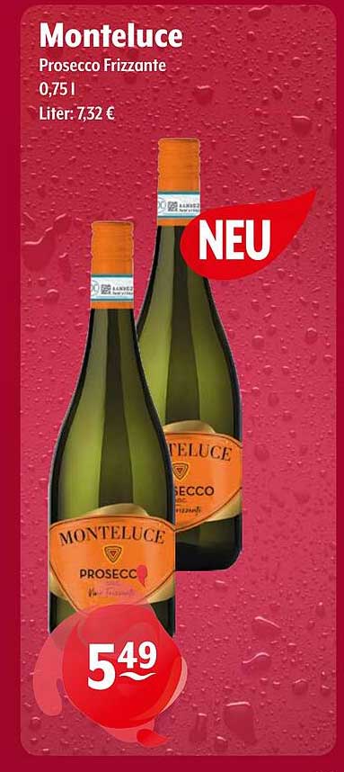 Monteluce Prosecco Frizzante 0,75 l