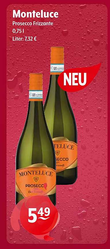 Monteluce Prosecco Frizzante 0,75 l